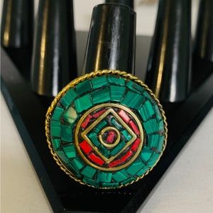 Handmade adjustable Tibetan Ring